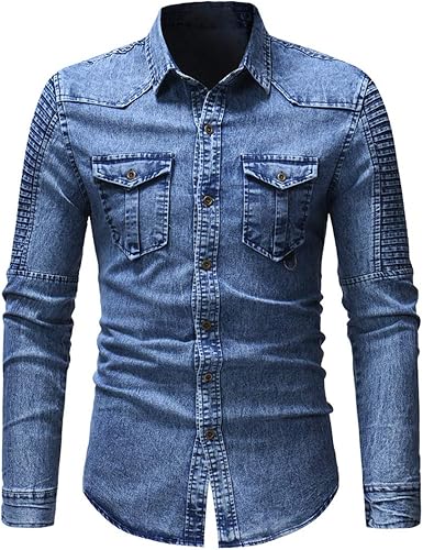 men's denim shirts uk
