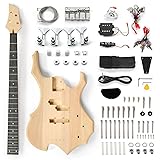 Ktaxon DIY Electric Guitar Kit, 46Inch DIY Bass