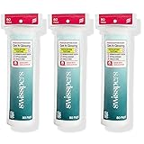 Swisspers Premium Exfoliating Cotton Rounds – 80