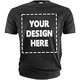 Custom T-Shirt with Your Image and Text Men Women Personalized add Your Text and Photo Tee Shirt