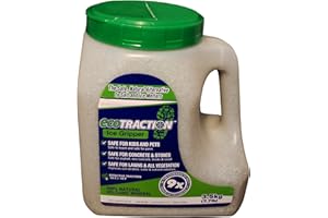 3.5kg (7.7lb) Convenient ecoTraction Shaker Jug * All-Natural Mineral for Snow & Ice Traction - The Green Alternative to Ice 