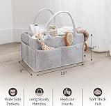 PUTSKA Baby Nappy Caddy Organizer Grey Regular view 3