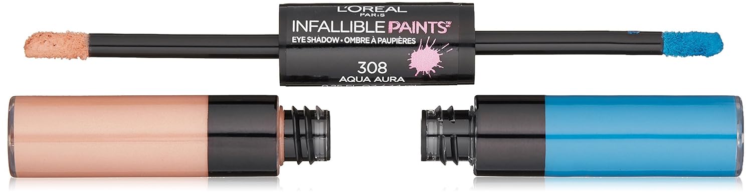 L'Or&eacute;al Paris Infallible Paints Eye Shadow, Aqua Aura, 0.25 fl. oz.