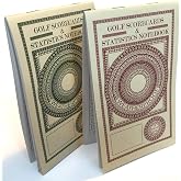 Golf Scorecard Book-Golf Log Book-Golf Journal-Weatherproof Paper-Fits Golf Scorecard and Yardage Book Covers-Golf Bag Accessories-Golf Gift for Men-Made in U.S.A.(2 Pack)