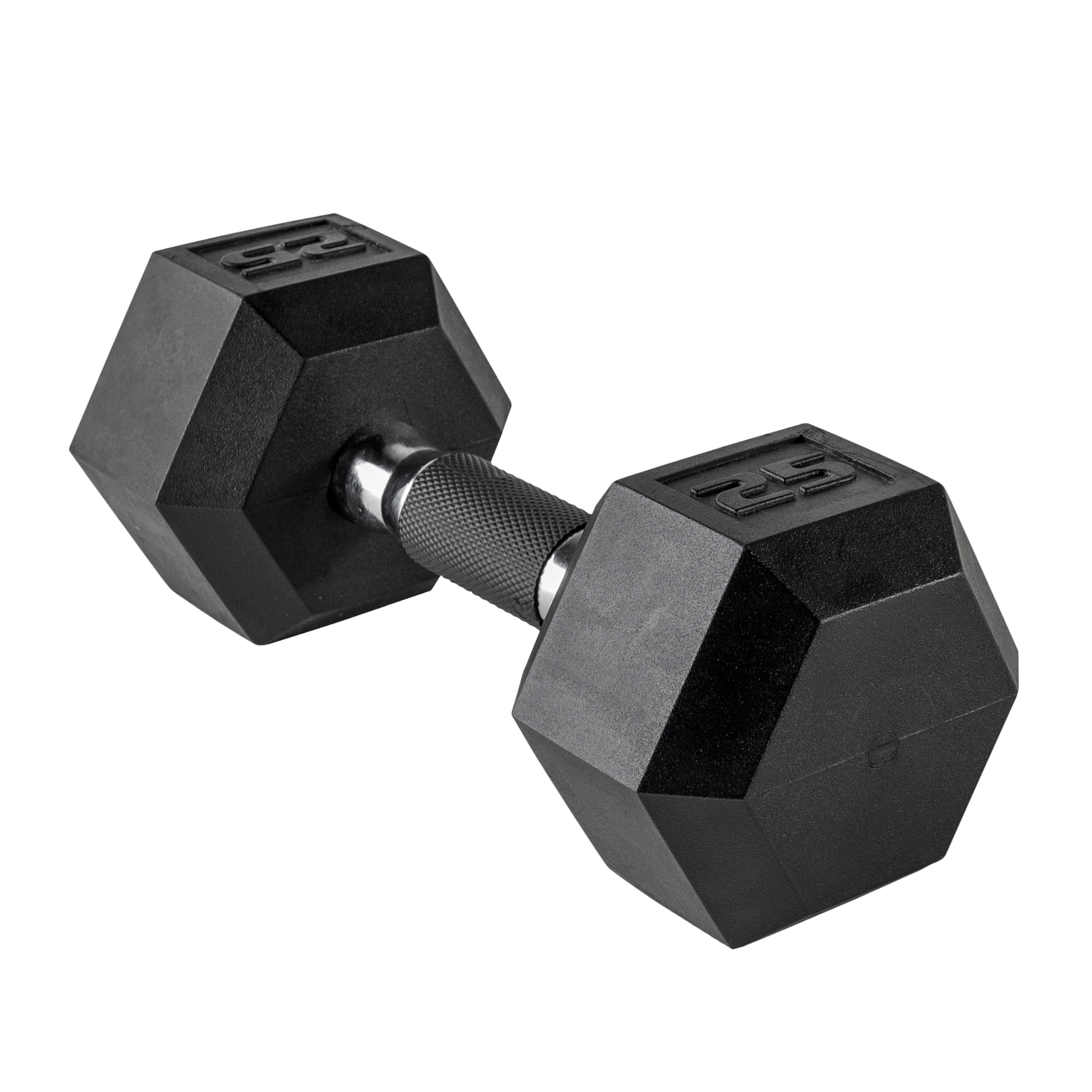 CAP Barbell Coated Dumbbell Weights with Padded Grip, Single, 25 LBS Image