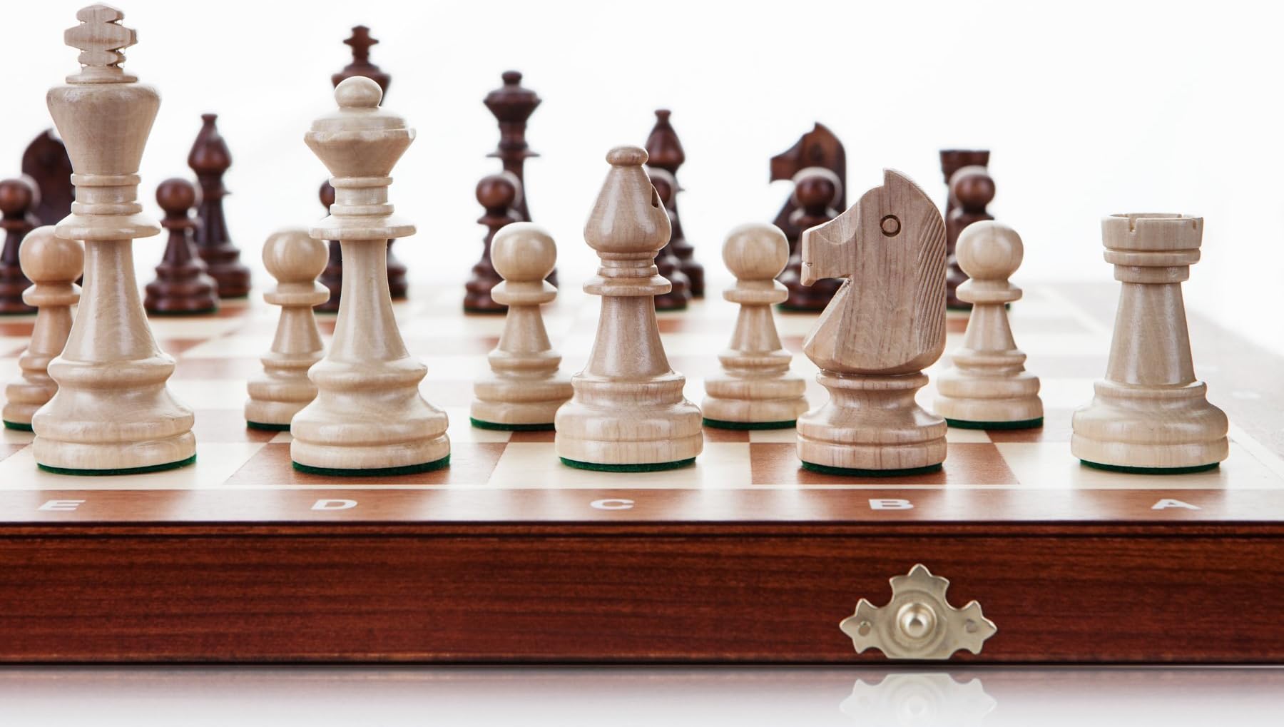 TOURNAMENT 6 - Large 52cm / 20.5in Handcrafted Wooden Chess Set Professional Staunton