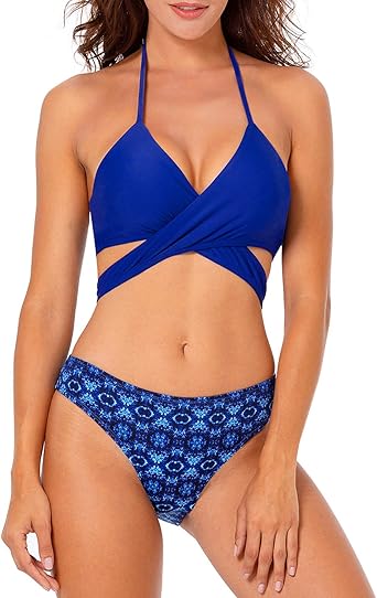 floral bathing suit two piece