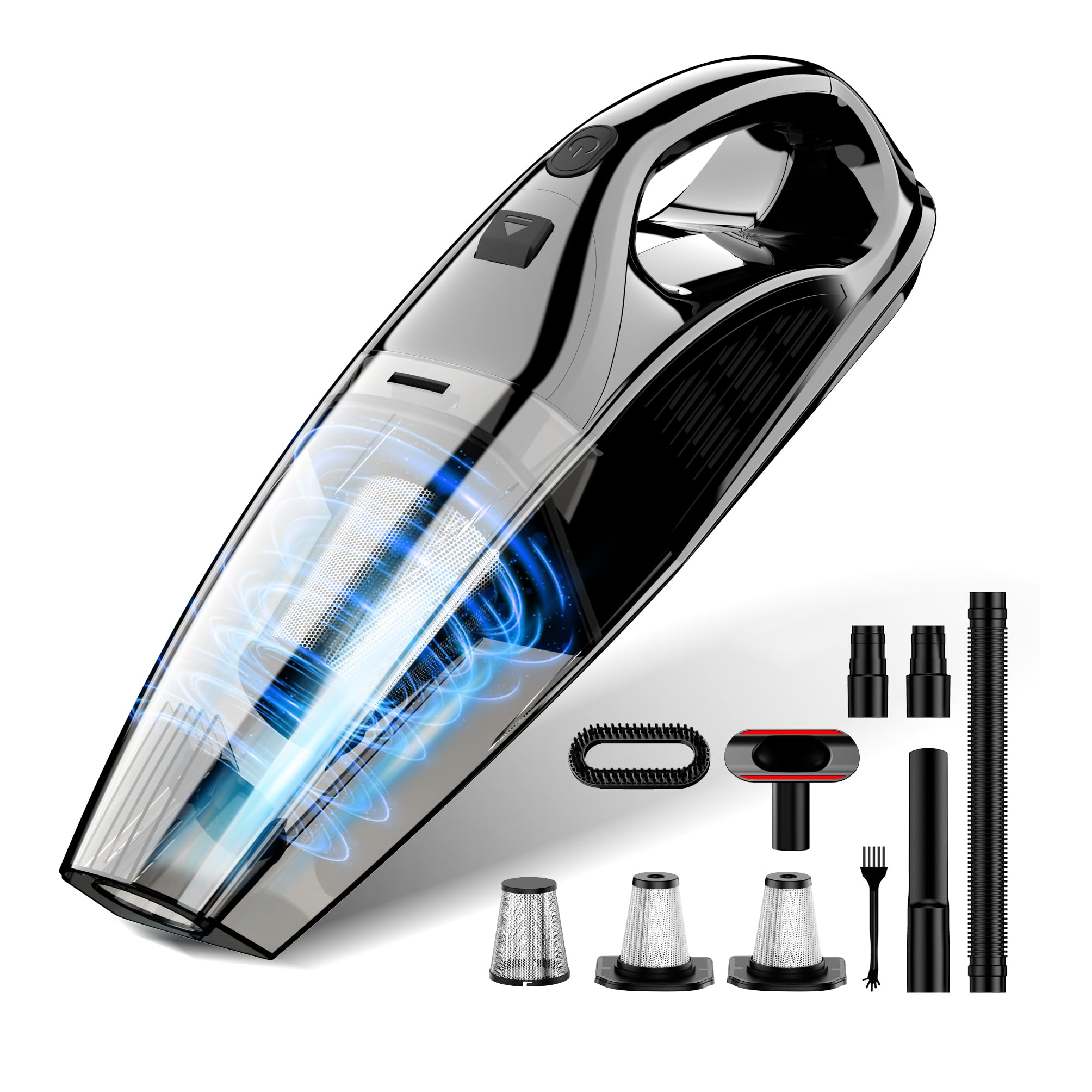 Photo 1 of * PARTS ONLY * Upbooz Handheld Vacuum Cordless Rechargeable Portable Car Vacuum, 7500Pa Powerful Suction Mini Hand Held Vacuum, 670ML Cup Lightweight Small Vacuum Cleaner for Car/Office/Home, Pet Hair