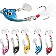 Sougayilang Jigs Fishing Lures Sinking Metal Spoons Micro Jigging Bait