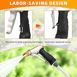 Garden Hose Nozzle,Heavy Duty Metal High Pressure