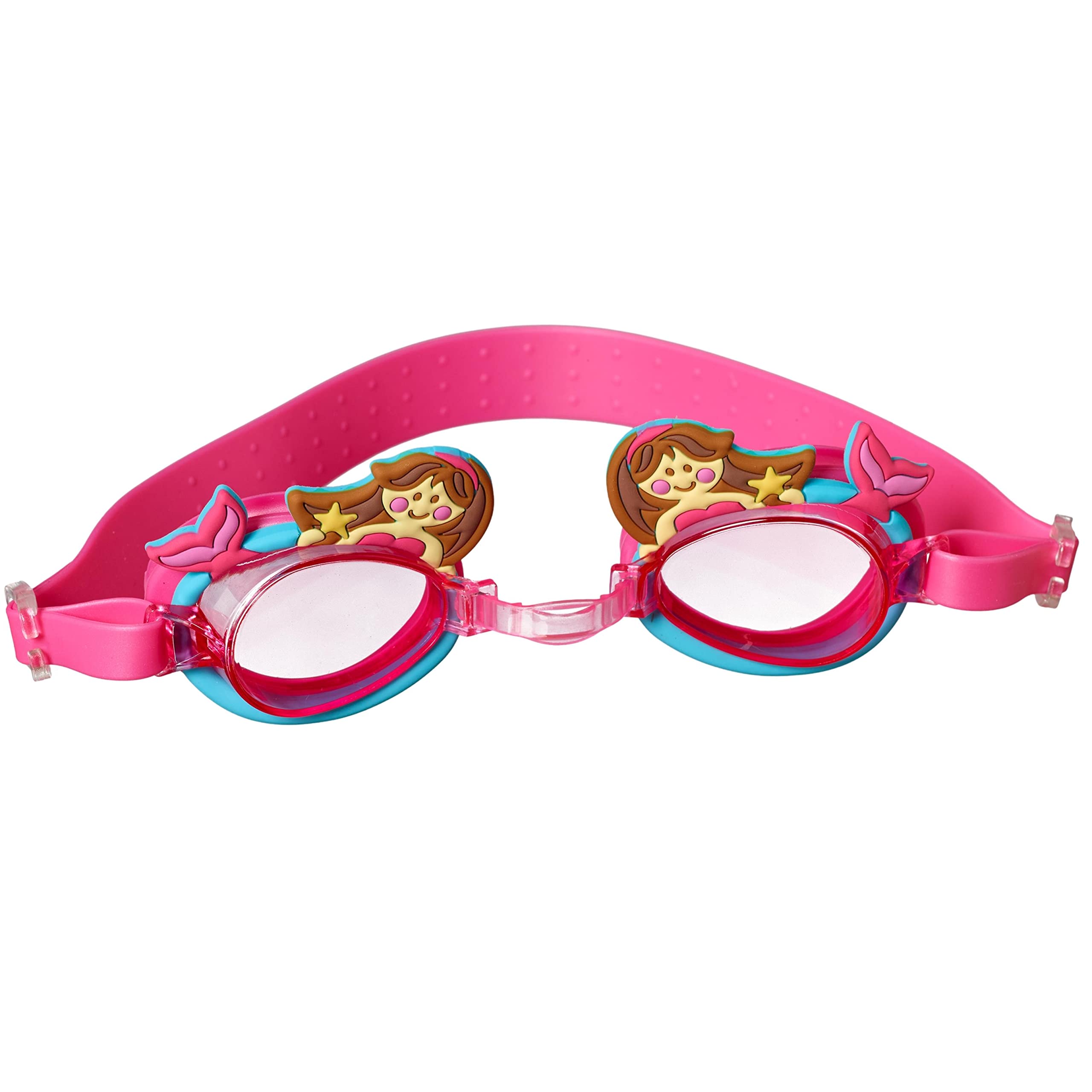 Best Sport Girl Mermaid Swimming Goggles - Pink, Small