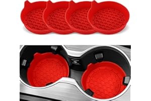 SINGARO Car Cup Holder Coaster, Silicone Cup Holder Insert, Universal Non-Slip Cup Holders, Car Accessories Interior for Wome