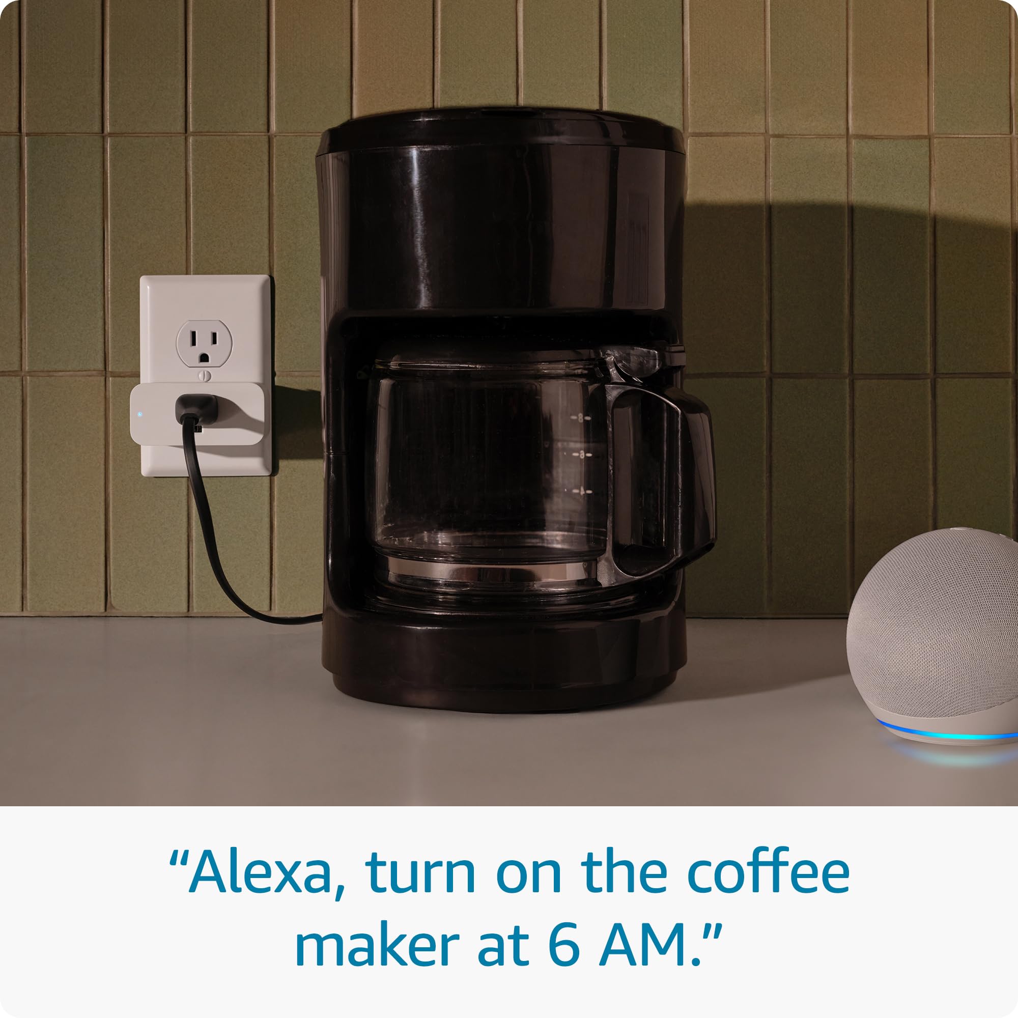 Amazon Smart Plug | Works with Alexa | Simple Setup, Endless Possibilities (2-Pack)