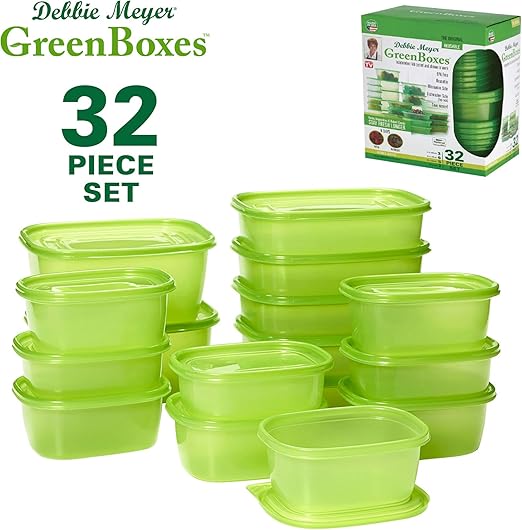 Debbie Meyer GreenBoxes, Food Storage Containers with Lids, Keep Fruits