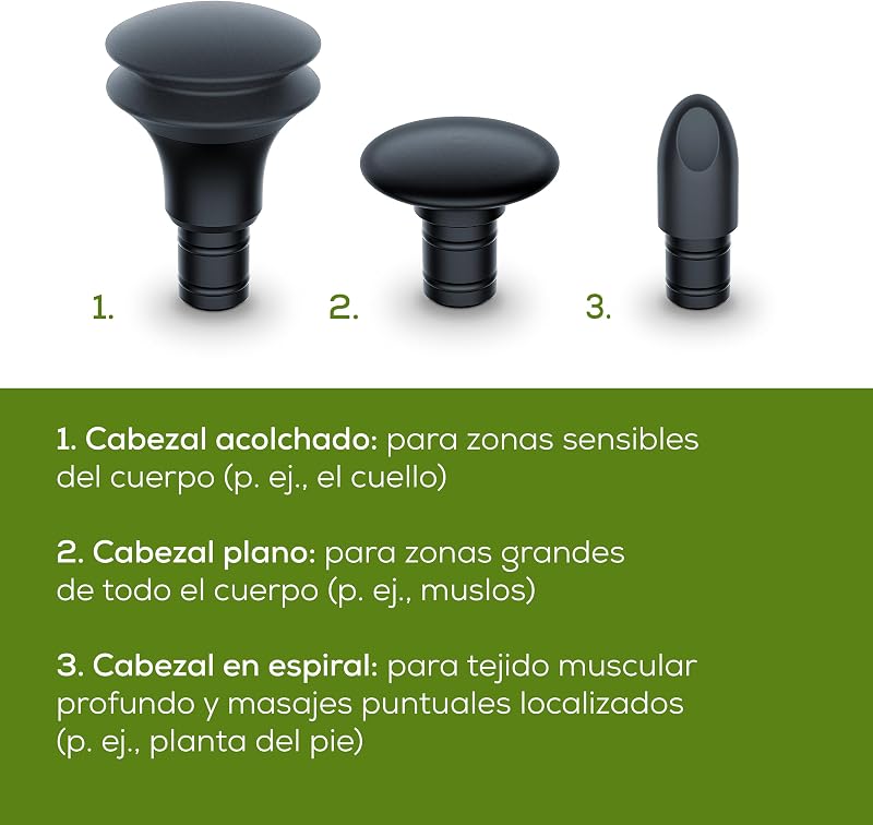 MG 79 Massage Gun Sensitive, Pistola de masaje muscular y compacta con 3 accesorios, suave masaje de puntos gatillo para zonas sensibles del cuerpo con 3 niveles de intensidad