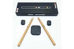 IMATANK Electric Drumsticks Air Drum Sticks 4rd Gen., Virtual Air Drum with Drumsticks, Pedals, Bluetooth and 8 Sounds, Electronic Drum Set for Adults, Kids, Gift