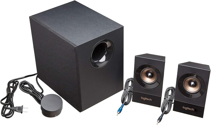 Z533 2.1 Sistema de Altavoces 2.1 con Subwoofer, Sonido Potente, 120W de Pico, Graves Potentes, Entradas Audio 3,5 mm/RCA, Multidispositivo, Enchufe EU, PC/PS4/Xbox/TV/Smartphone/Tablet
