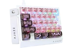 A.JAZZ AK029 Wired One-Handed RGB Gaming Keyboard,29-Key Layout with Magnetic Switch 8kHz Polling Rate,HotSwap Custom Mechani