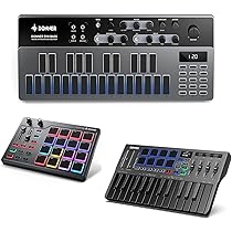 Amazon.com: Donner DMK 25 Pro MIDI Keyboard + Essential B1