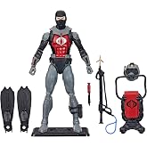 G.I. Joe Classified Series Retro Cardback Cobra EEL, Collectible 6-Inch Action Figure with 7 Accessories
