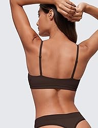 CRZ YOGA Softhold Women's Double Lined Bralettes