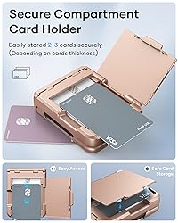 ATATOO for Motorola Razr 2024 Case with Card Holder