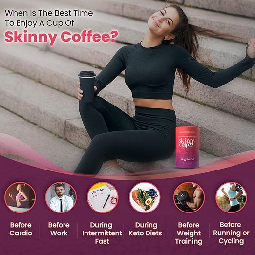 Skinny Coffee Afslank Koffie 28 Dagen Programma Van Arabische En Groene Koffie Natuurlijke Keto Koffie Poeder Voor Een Energieboost 28x 5g Amazon Nl