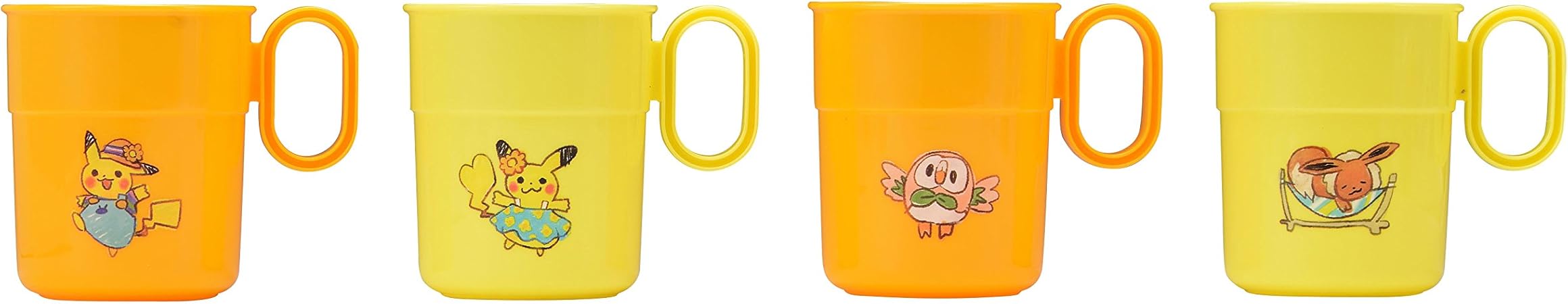 Amazon ポケモンセンターオリジナル コップ4pセット Pokemon Summer Life おもちゃ雑貨 おもちゃ