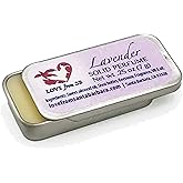 Compact Personal Lavender Solid Perfume | Luxurious Artisan Spa Gift for Her | Convenient, fits in your purse or travel bag | Lavender Perfume