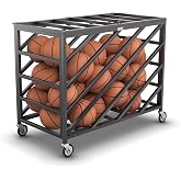 Murray Sporting Goods Premium Portable Ball Storage Locker | Basketball or Volleyball Storage Ball Cart with Wheels