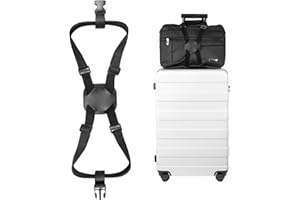 Luxebell Add A Bag Luggage Straps, Suitcase Belt Travel Accessories (Bungee Strap)