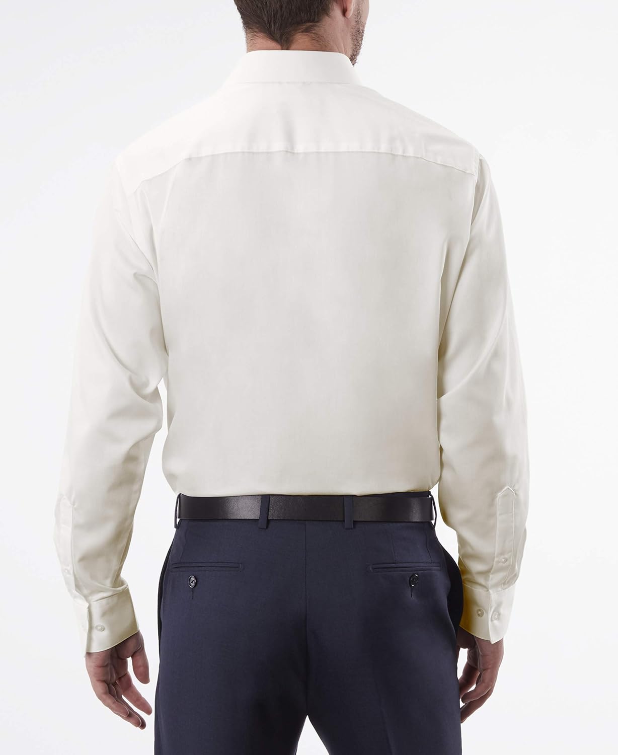 Geoffrey Beene Men's TALL FIT Dress Shirts Sateen Solid (Big and Tall): Clothing