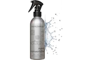 Nanotekas Convertible Nano Ceramic Coating for Car Roofs - Waterproof Hydrophobic Coating for Cabrio Tops - Fabric & Vinyl Friendly Soft Top Cleaner - 250 ml Long-Lasting Roof Coating Protectant