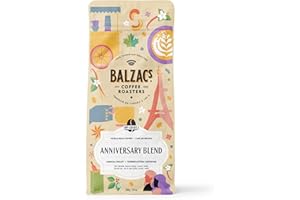 Balzac's Coffee Roasters - Anniversary Blend | 100% Arabica Whole Bean Coffee | Medium Roast | 300G, 10oz. (Pack of 1)