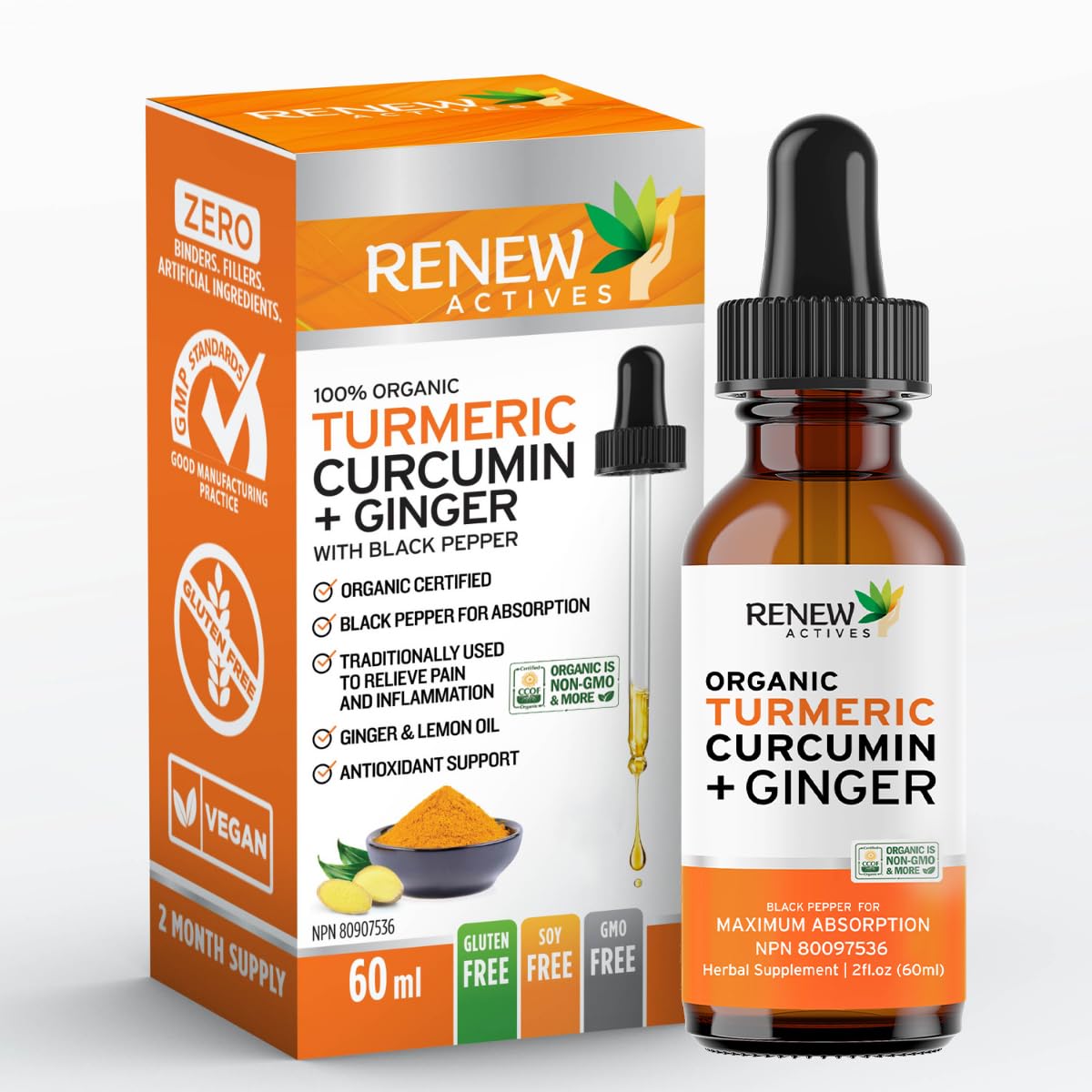 Organic Turmeric Curcumin + Ginger