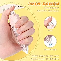 Yexiya 6 Pcs Retractable Correction Pen 236 Inches
