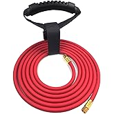 0386-1090 AH-12 Acetylene Torch Hose for Torch Systems, 12FT, "A" Fitting | Acetylene Torch Hose Kit with Lashing Strap, Welding Hose for Torch AR-B/AR-MC Regulators, G4/PLF-A Handles, B/MC Tanks