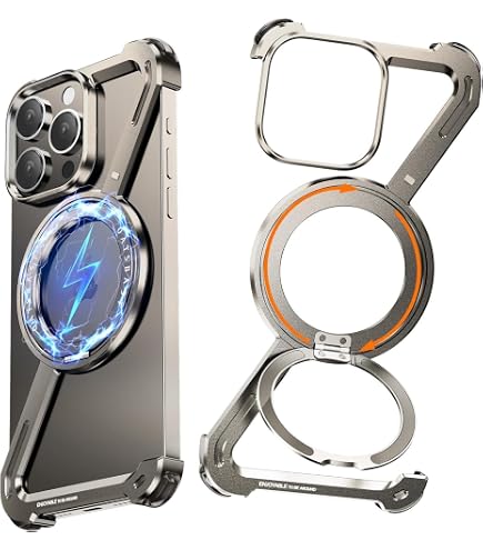 Amazon.com: NIFBANG Z Case Natural Titanium for iPhone 16 Pro Max