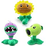 Maikerry 3 Pieces Plants and Zombies vs Plush