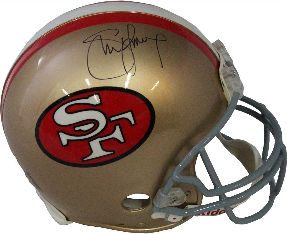 steve young autographed helmet