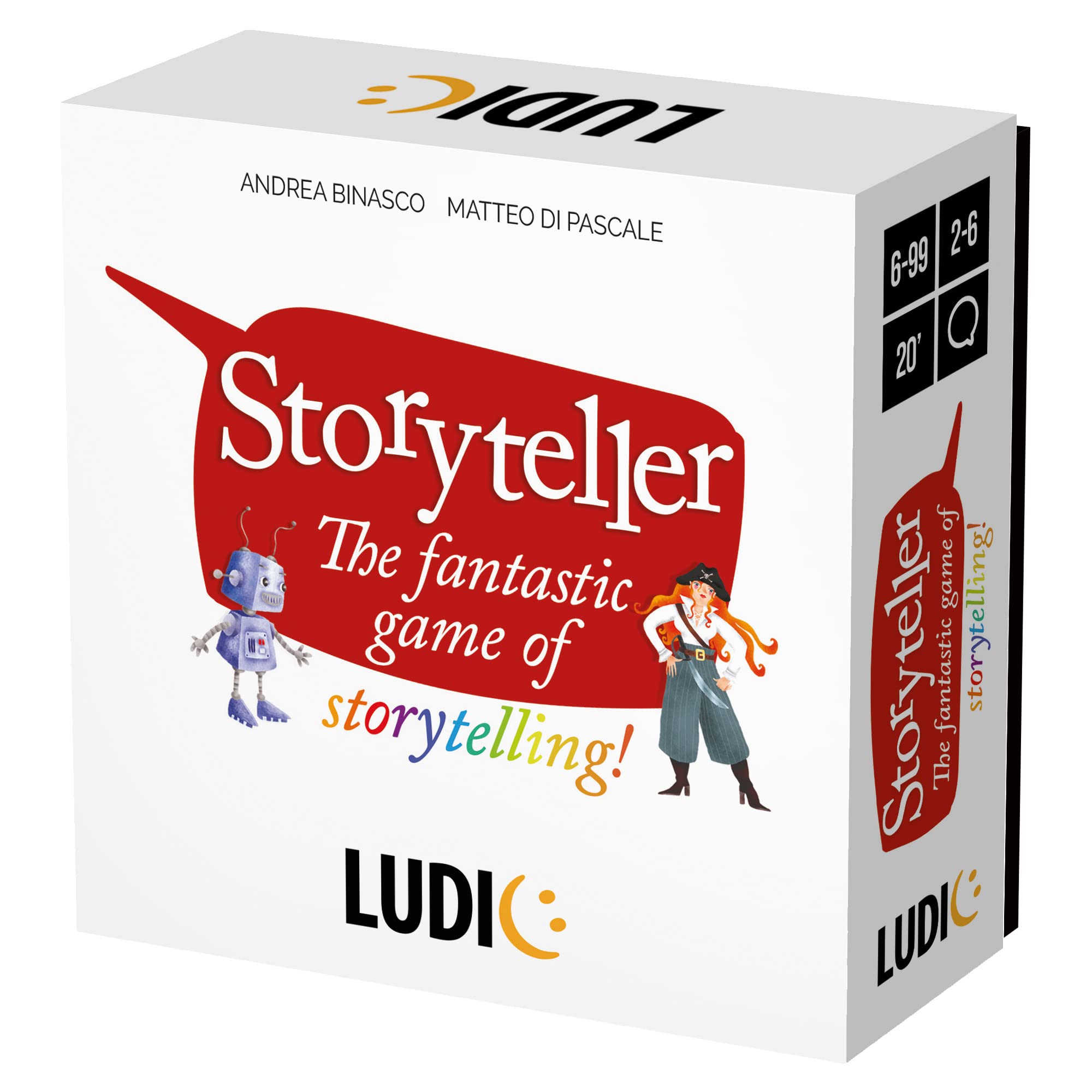 Ludic Storyteller Game: The fantastic family game of storytelling! | Storytelling Game | For 2 Players | Ages 6+