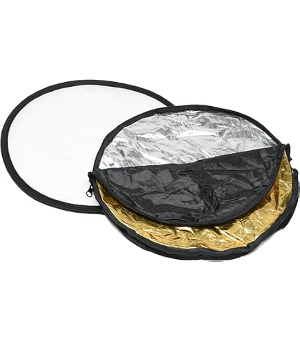 PhotoTrust 2-in-1 Taschenreflektor – Faltbar, 28 Cm Für Besseres Licht
