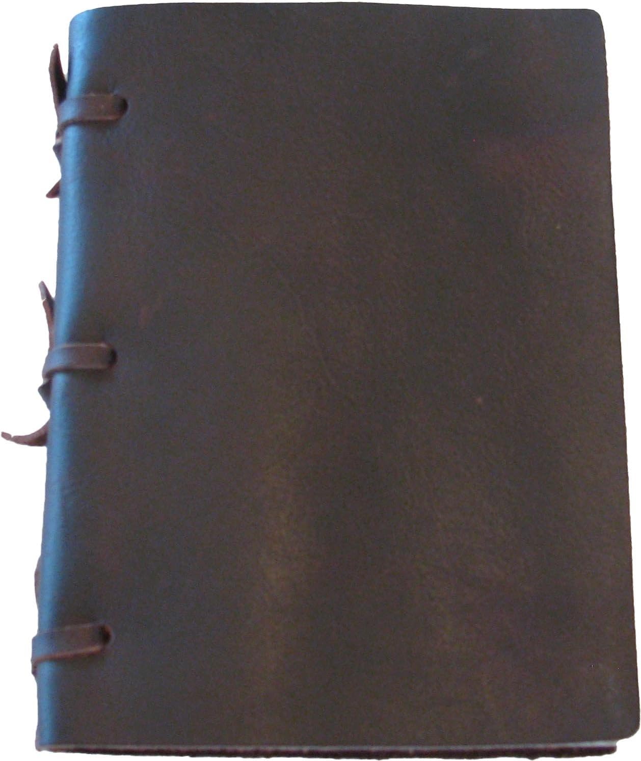 Heavy & Thick Genuine Leather Journal, A5: 22.5 X 18 CM, A Handmade Refillable Binder Executive Business Notebook, Padfolio, Portfolio, All Natural Thick Leather (brown)