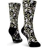 ChalkTalkSPORTS Hockey Performance Mid-Calf Socks - Multiple Designs - Graphic Flex Hockey Socks - Youth and Adult