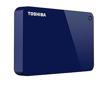 Toshiba Canvio Advance 4TB Portable External Hard Drive USB 3.0, Blue (HDTC940XL3CA)