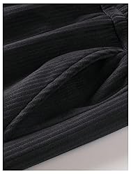 SOLY HUX Men's 2 Piece Corduroy Pants Drawstring
