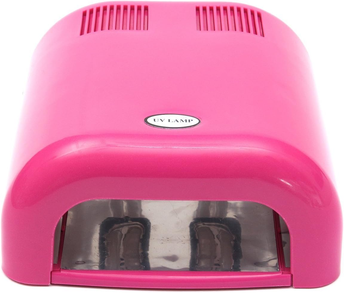 Nail Dryer LUCKYFINE 36W Pro Nail Gel Dryer Machine Lamp UV Curing Polish Light Art LED Manicure Tool rose Red approx 213310cm(LWH)