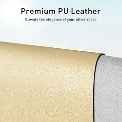 Aothia Leather Desk Pad Protector, Mouse