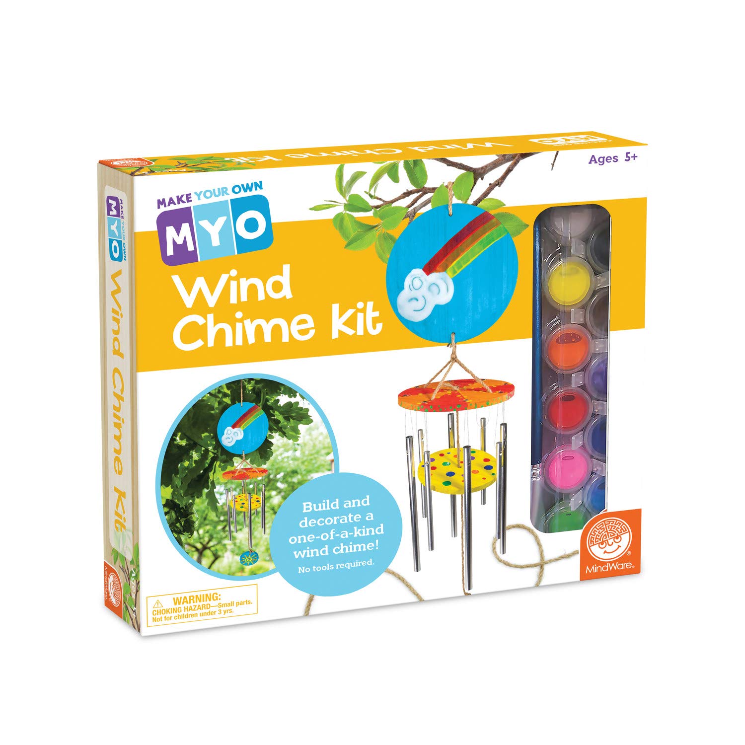 MindWare Make Your Own Wind Chime, Wood, Multicolour, One Size