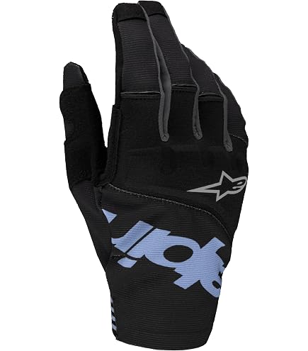 Amazon.com: Alpinestars Full Bore Gloves Blue/Black Md (3563622